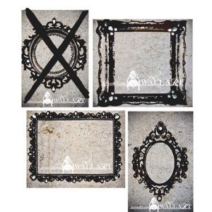 House of 3 Jewel Wall Art Ornate Frames